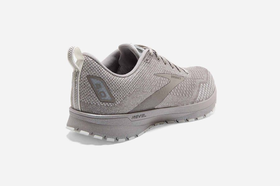 Brooks Revel 4 Road Loopschoenen Dames - Wit/Zilver - 170846LQY